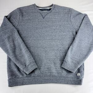 Marine Layer Re-Spun Crewneck Sweatshirt - Blue Heather Large